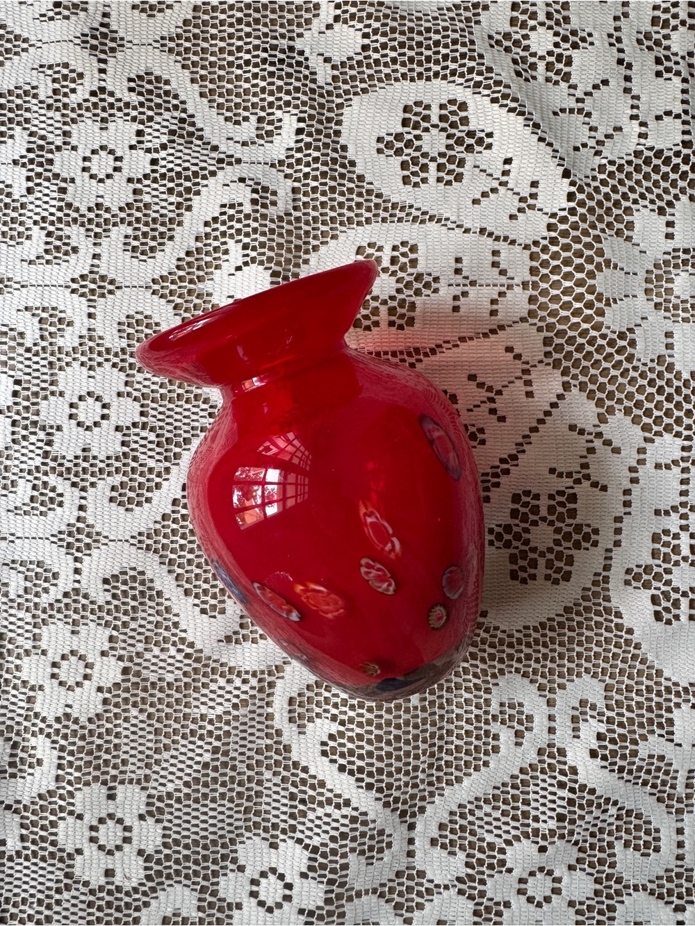 Murano Style - Red Vase